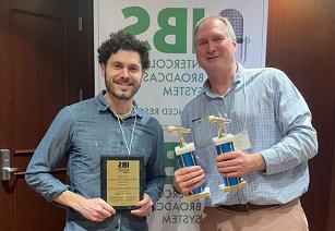 Eric Matte and Gyuri Kepes holding Awards